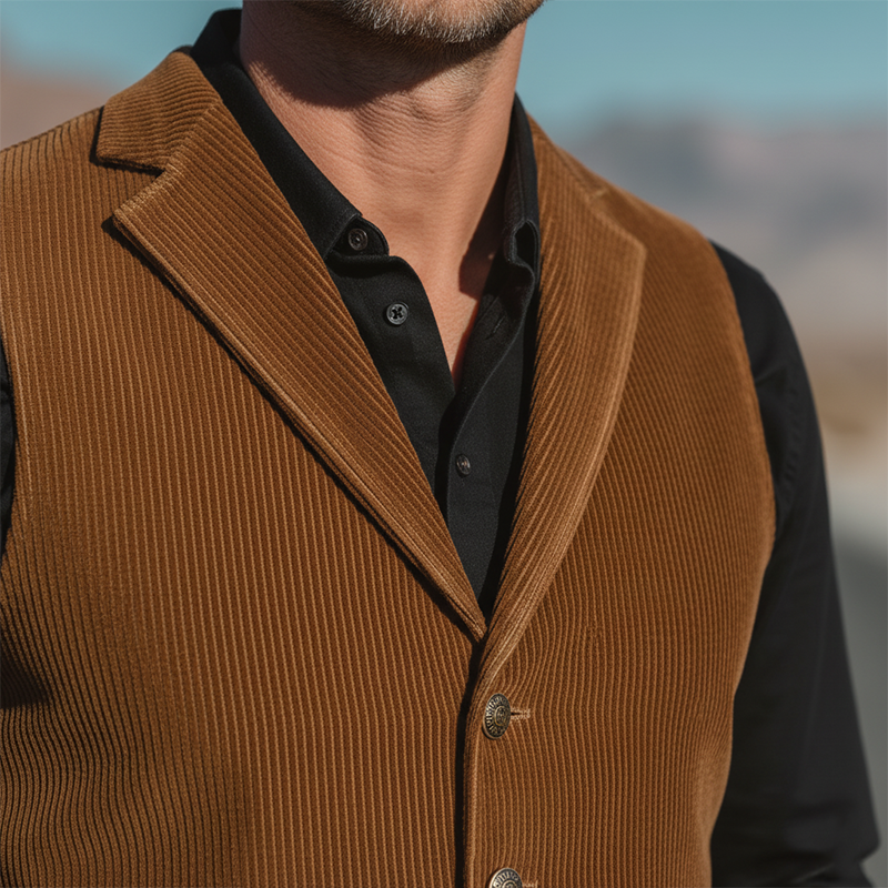 Men's Winter Fashion Corduroy Classic Vest MTA1142J6P