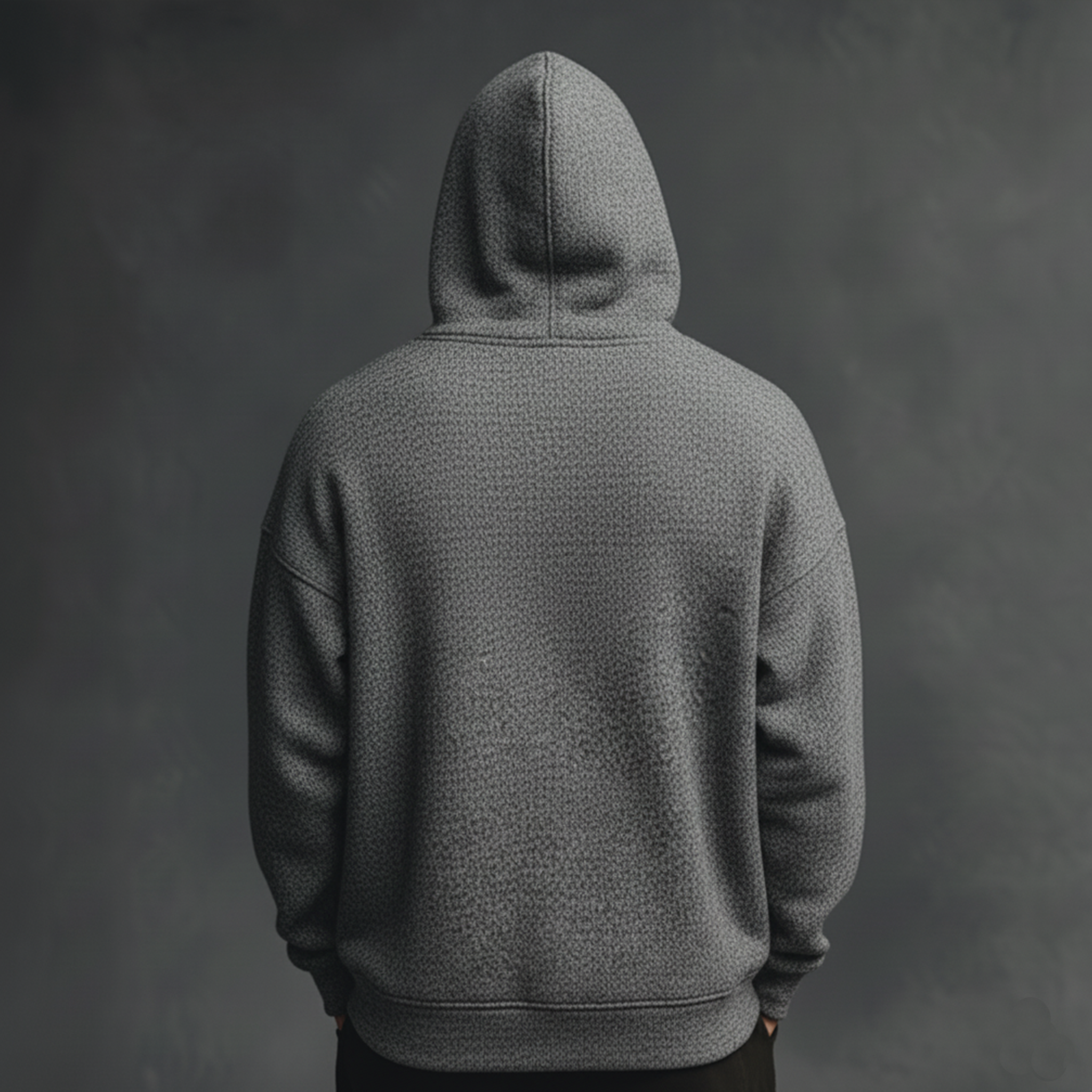 Men's Classic Casual Western Style Embroidered Air Layer Cotton Blend Hoodie MTA1145K6K