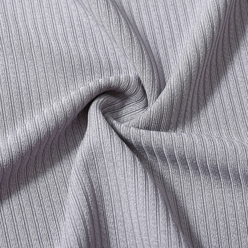 Men's Solid Color Knitted Slim Fit Lapel Long Sleeve POLO Shirt MTA0925I6X