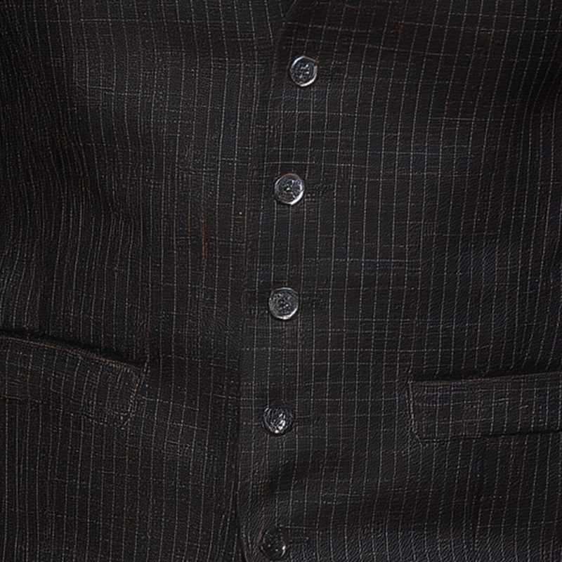 Men's Stylish And Elegant Small Check Suit Vest MTA0225I5P