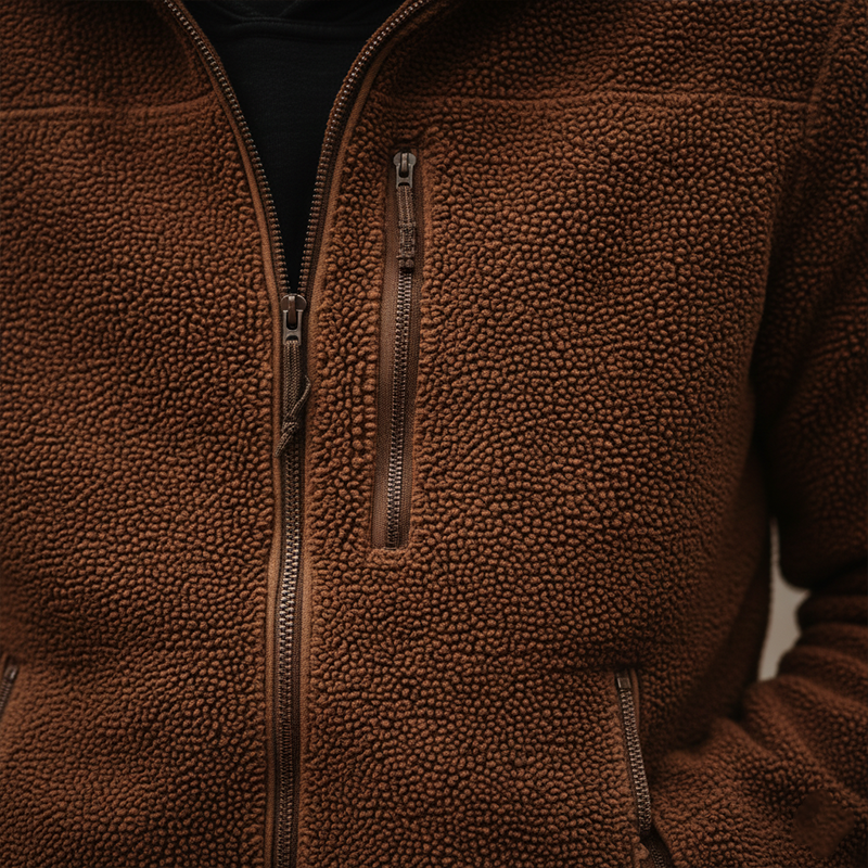 Men's Winter Fashion Polar Fleece Zipper Warm Jacket MTA2214J6P