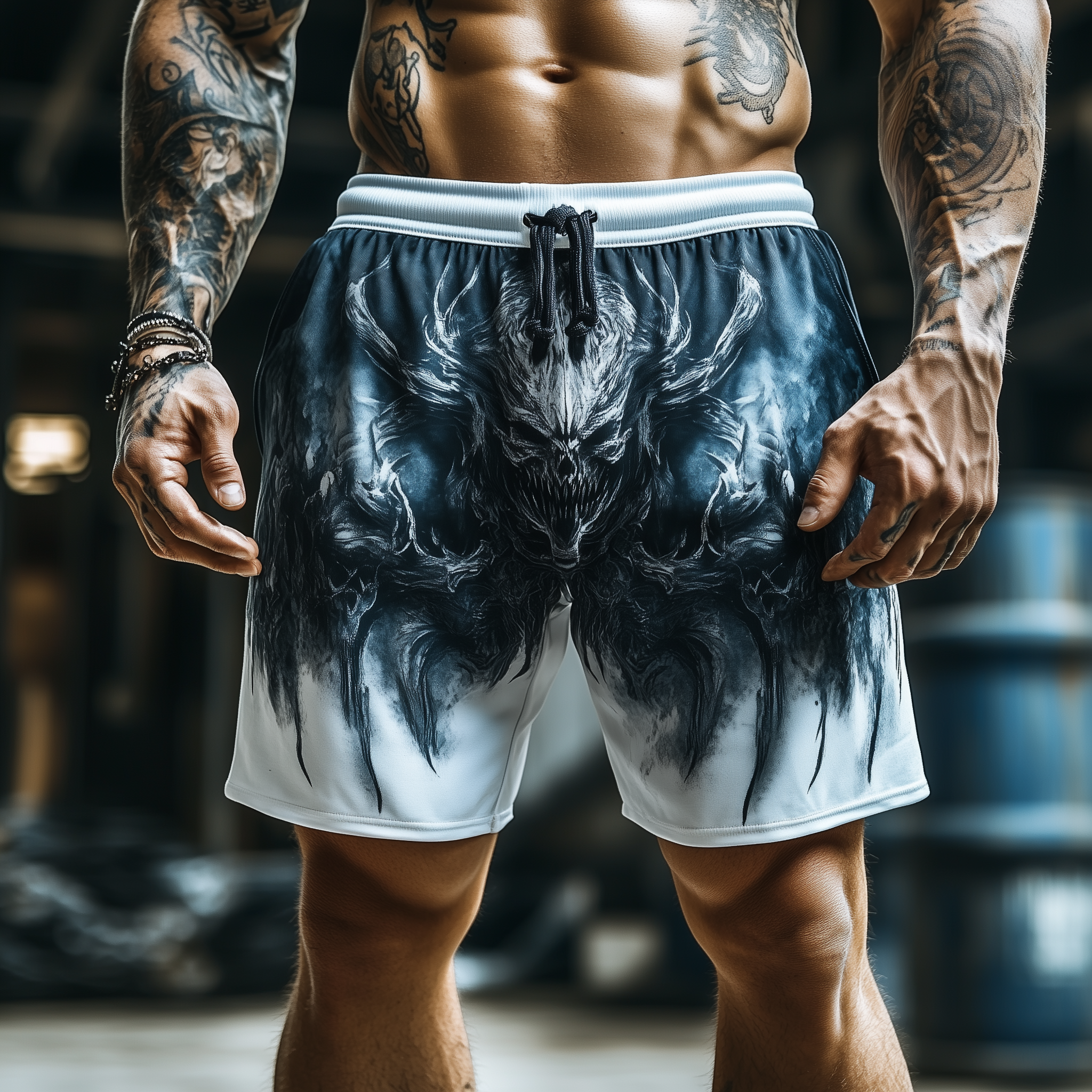 Men's Summer Fashion Street Print Casual Shorts MTA2418F5P