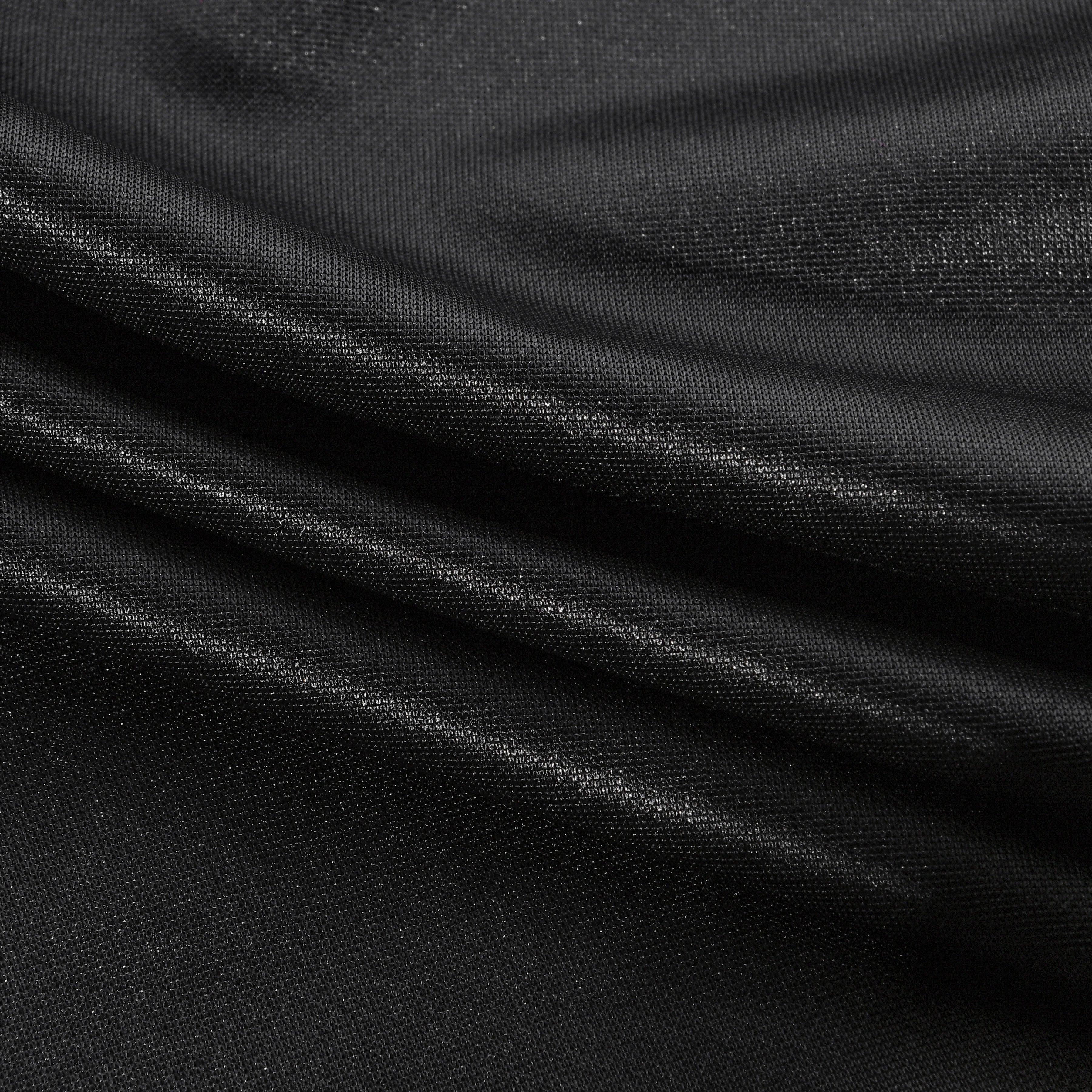 Men's Pu Leather Stitching Zip-up Round Neck Long-sleeved T-shirt(Internal T-shirt not included) 12785925U