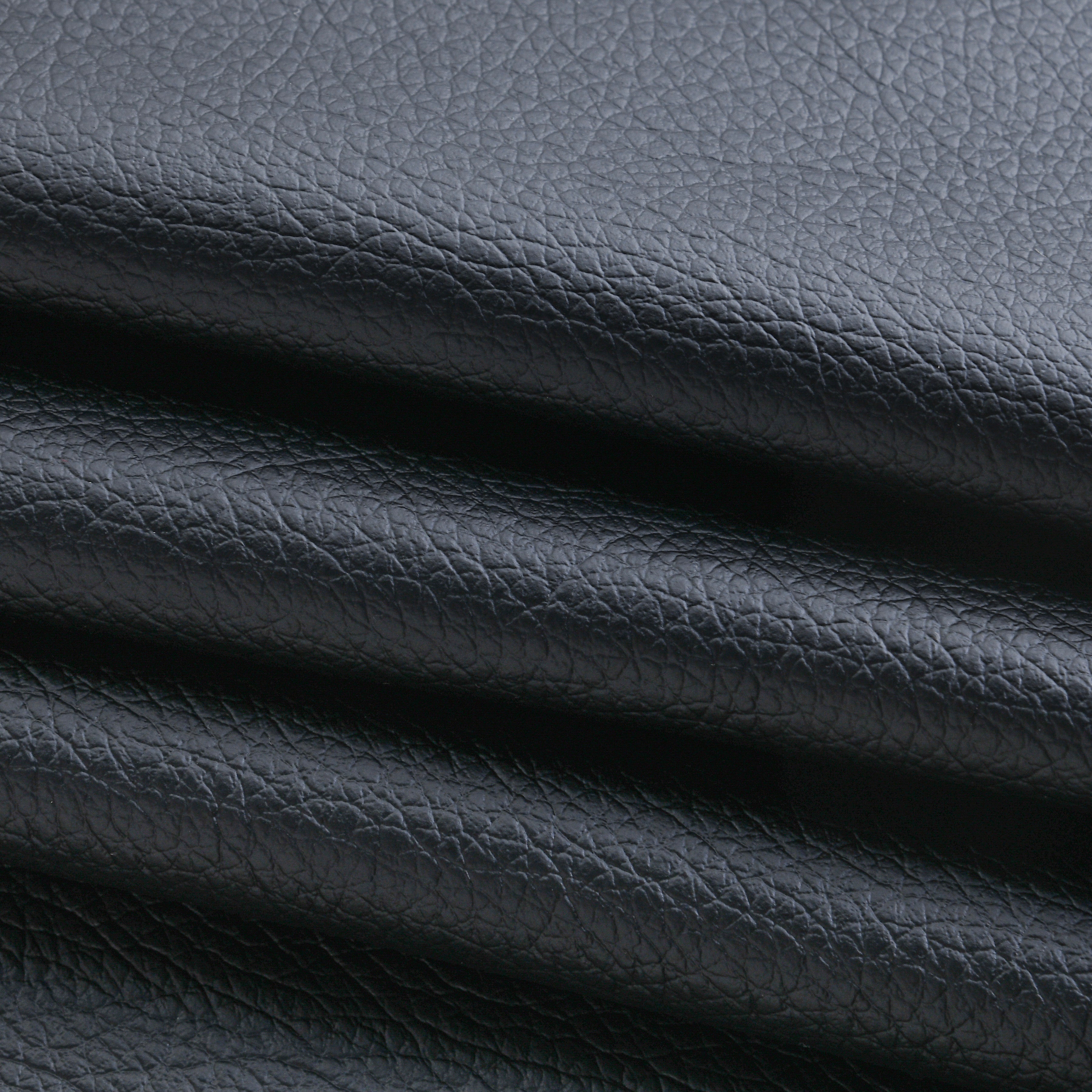 Men's Pu Leather Stitching Zip-up Round Neck Long-sleeved T-shirt(Internal T-shirt not included) 12785925U