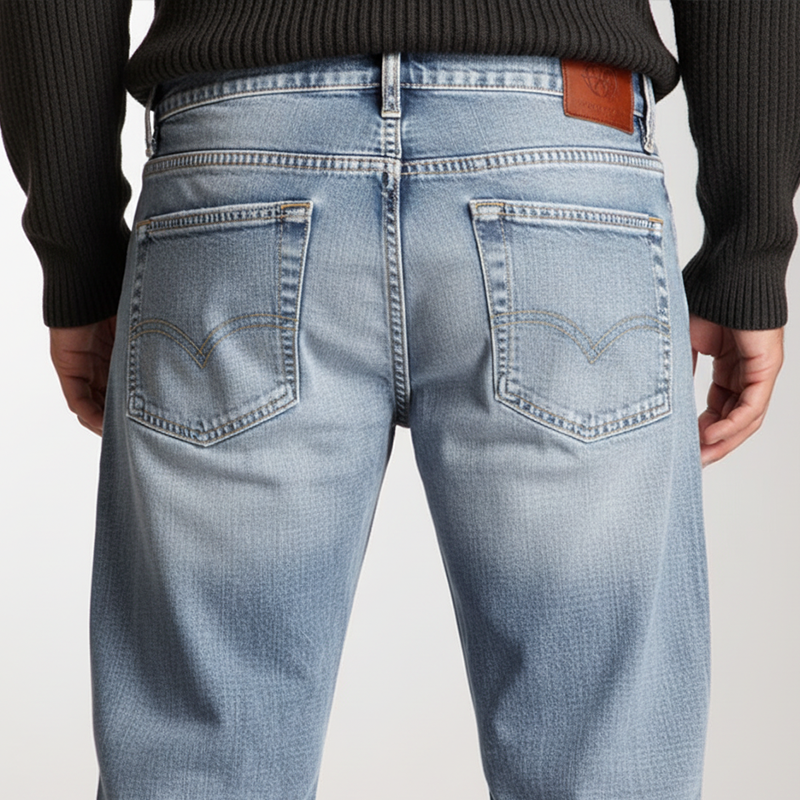 Men's Vintage Washed Distressed Jeans MTA1152K3P