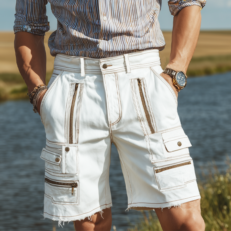 Men's Summer Classic Multi-Pocket Shorts MTA1901F1U