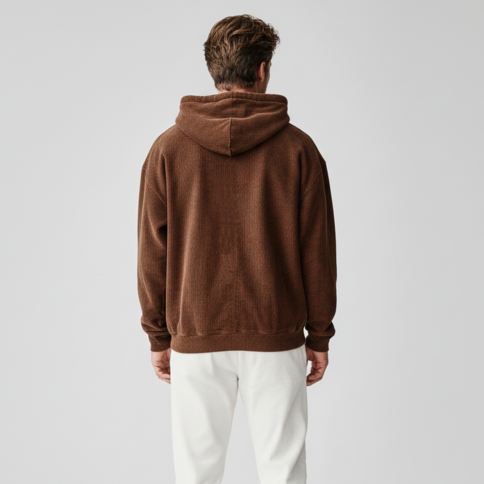 Men's Classic Casual Corduroy Loose Hoodie MTA1305J1K