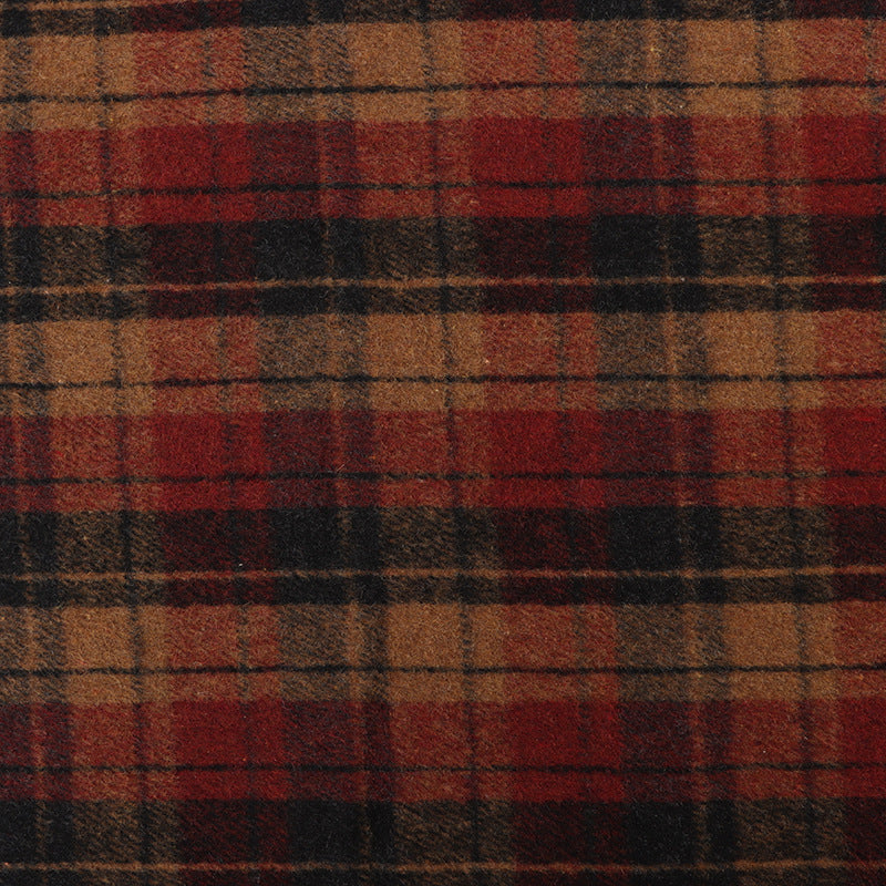 Men's Retro Casual Plaid Print Lapel Zipper Jacket MTA2406I1TO