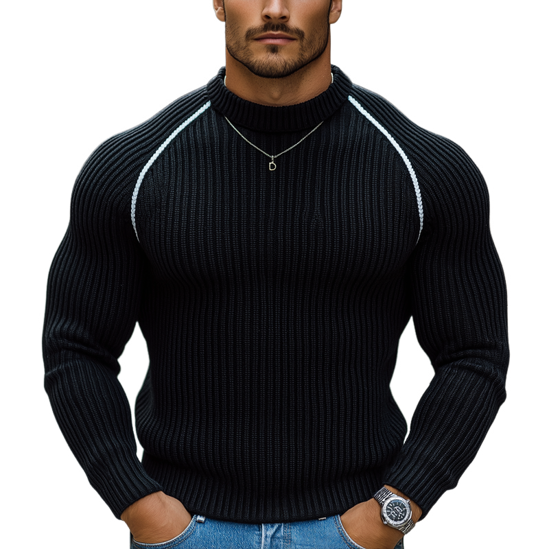 Men's Classic Crew Neck Slim Fit Knit Sweater MTA0806K1U