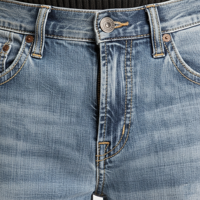 Men's Vintage Washed Distressed Jeans MTA1152K3P