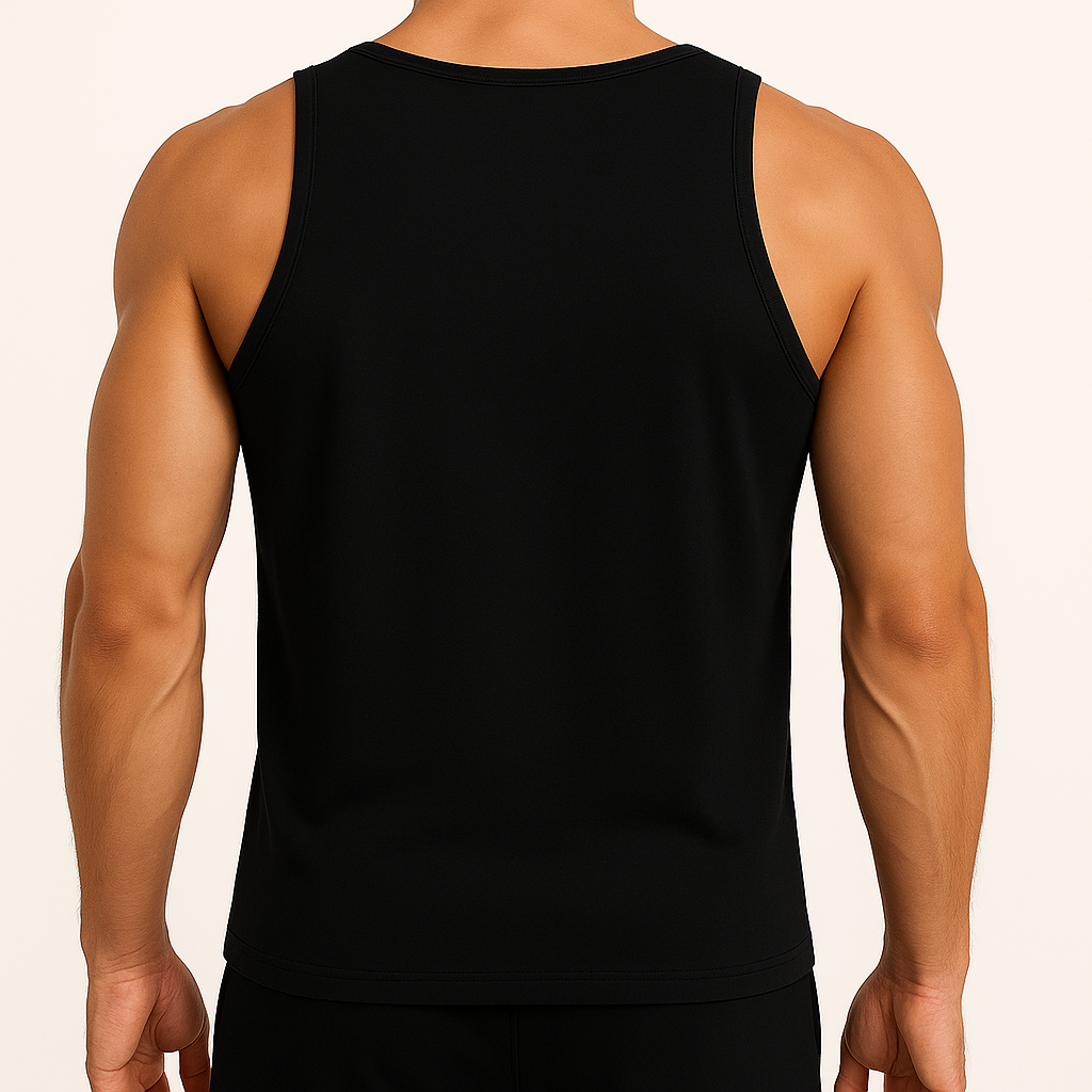 Men's Summer Simple Printed Cotton Tank Top MTA1441E9P