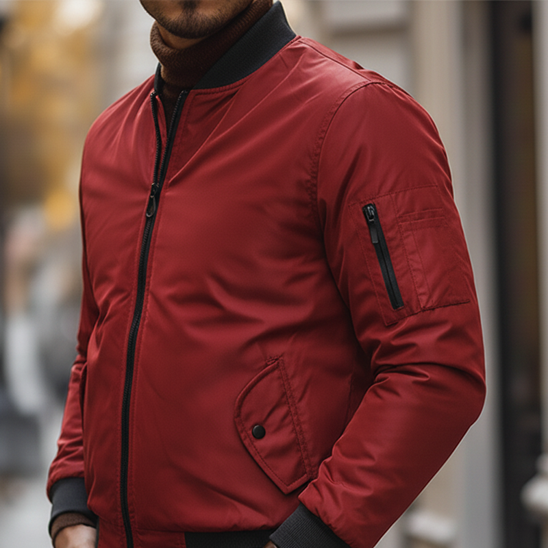 Men's Retro Cotton Blend Multi-Pocket Work Jacket MTA1981K1P