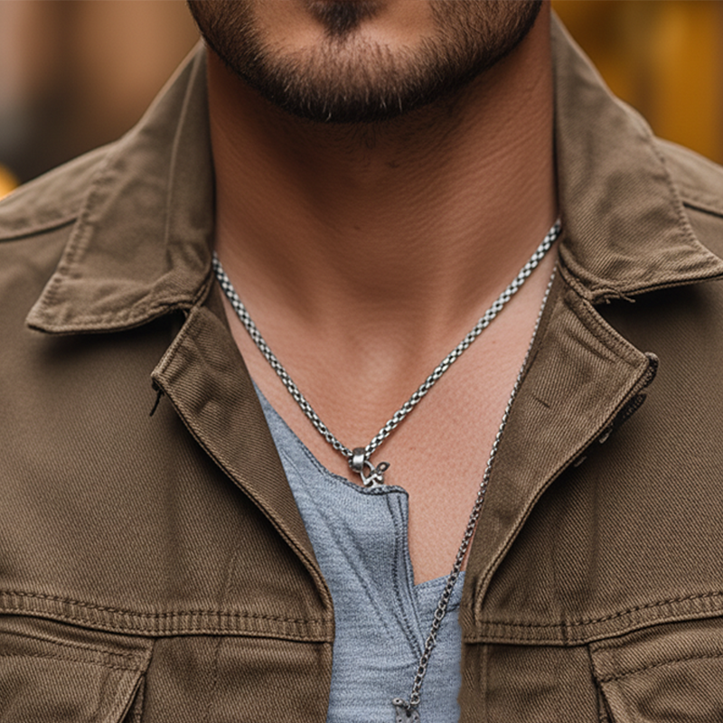 Men's Retro Washed Cotton Multi-Pocket Button Jacket MTA2725K4P