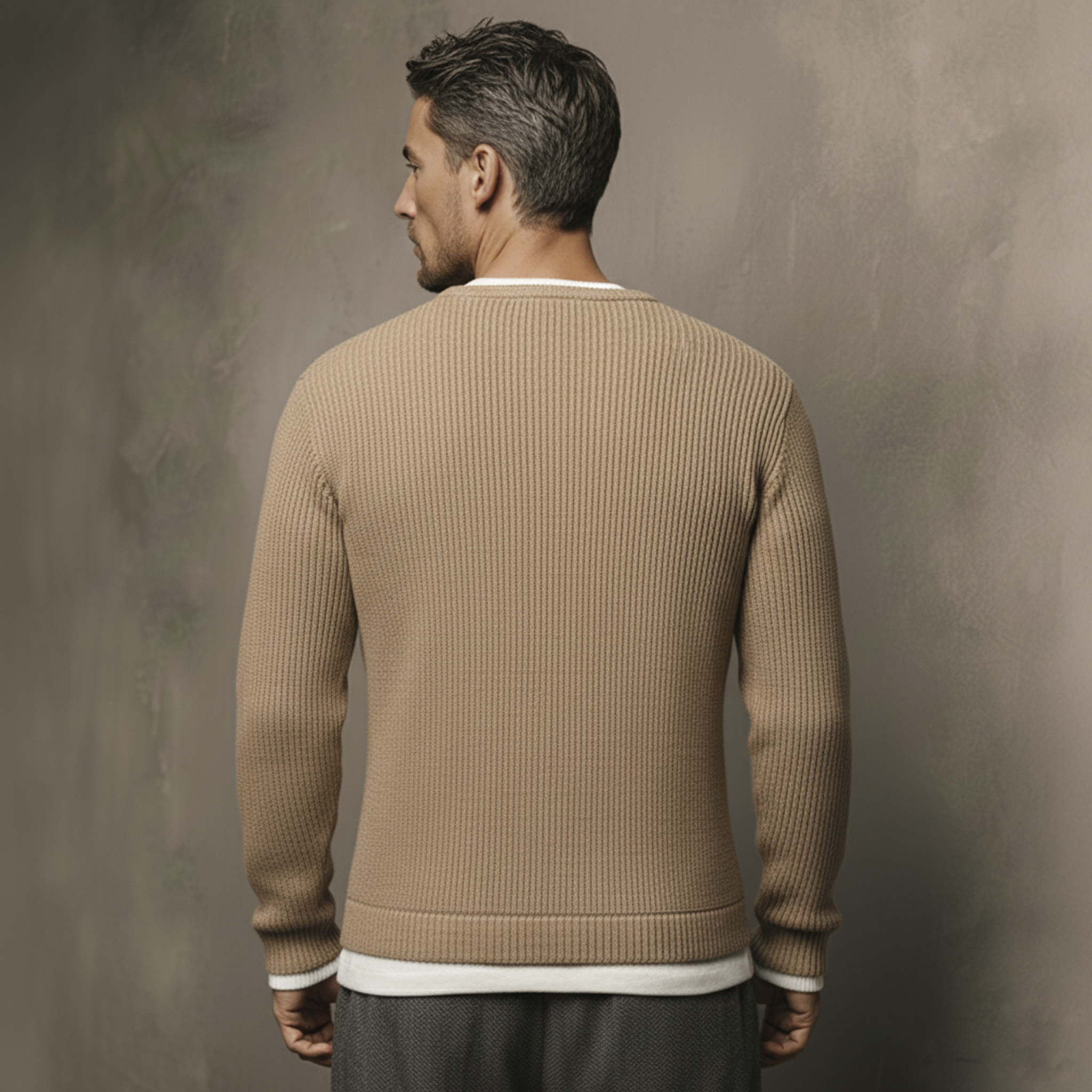 Men's Classic Casual Two-piece Pullover Sweater MTA1213K6K