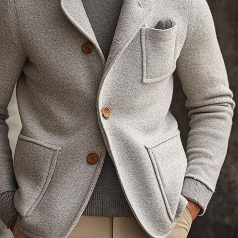 Men's Blended Collar Multi-pocket Jacket MTA2685K5X