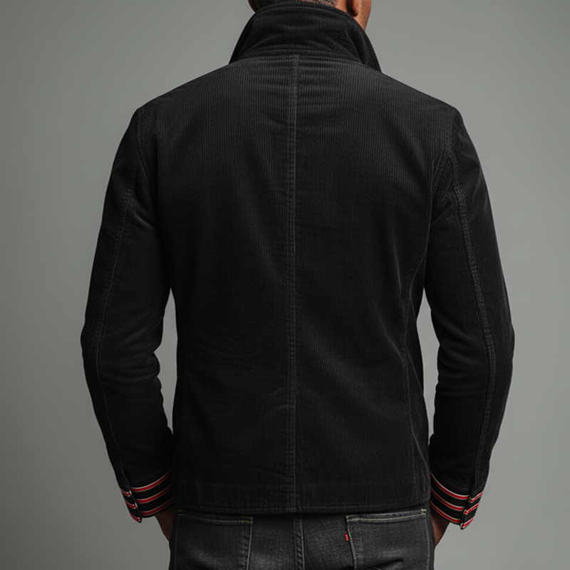 Men's Urban Corduroy Button-Down Slim Fit Jacket MTA1179K3U