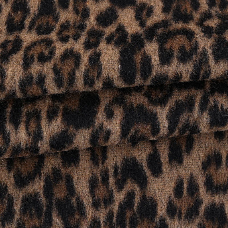 Men's Vintage Casual Leopard Print Lapel Jacket MTA2406I0TO