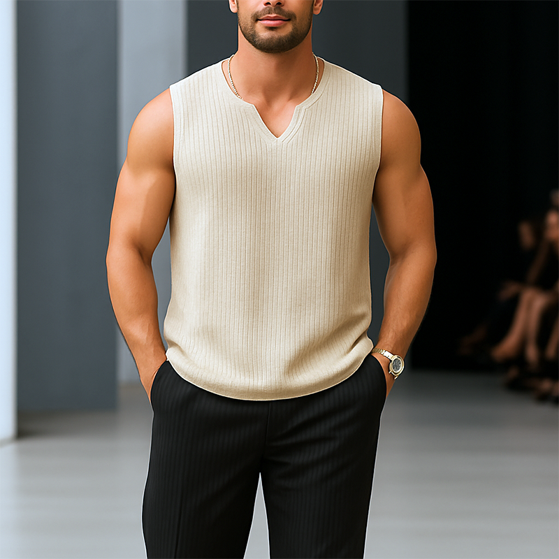 Men's Summer Premium Knitted Cool Tank Top MTA1724G7P