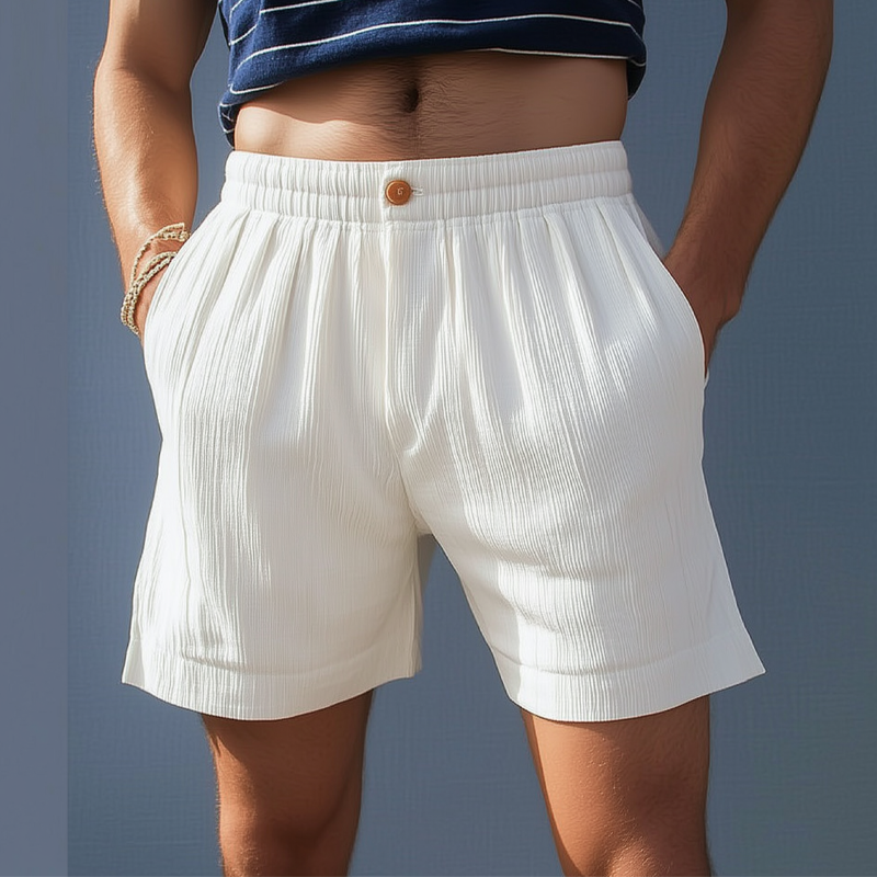 Men's Summer Elastic Waist Casual Shorts MTA0418F2U