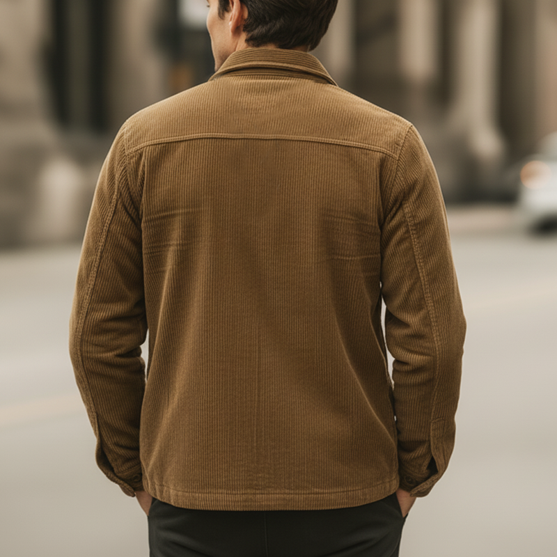 Men's Classic Urban Corduroy Long-sleeved Shirt MTA1720L0U