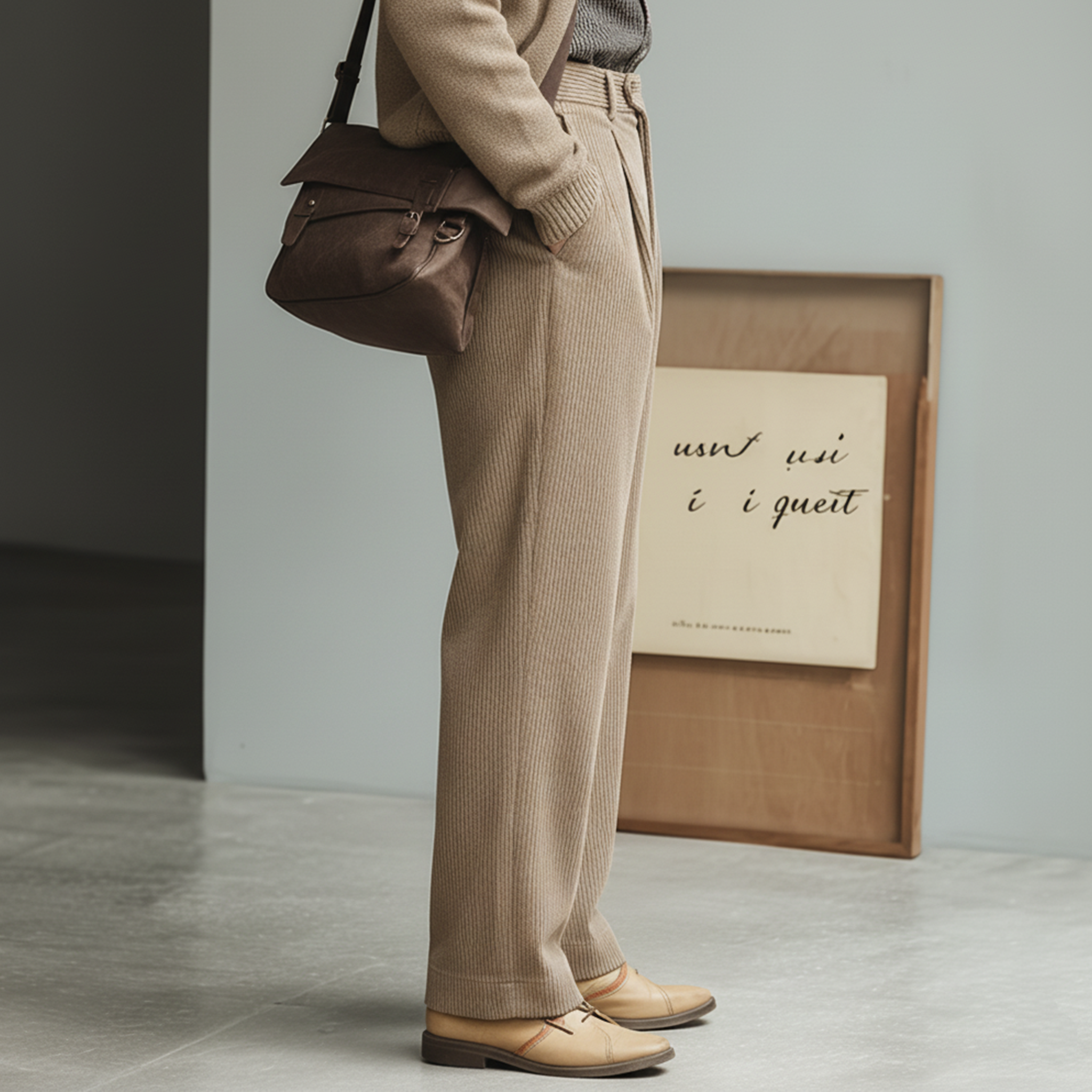 Men's Classic Business Corduroy Suit Pants MTA2871J9K