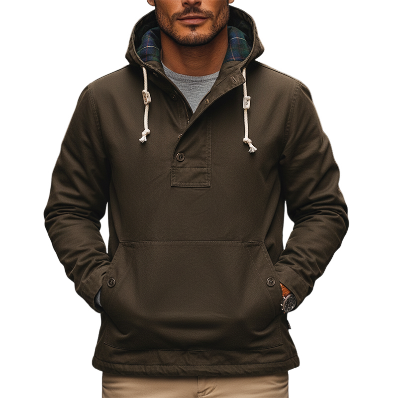 Men's Casual Cotton Pullover Hoodie MTA1499J2X