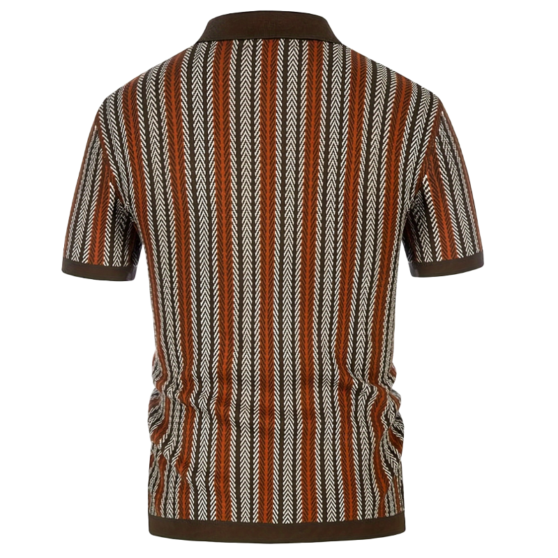 Men's Summer Fashion Knitted Short Sleeve Shirt MTA0788G4P