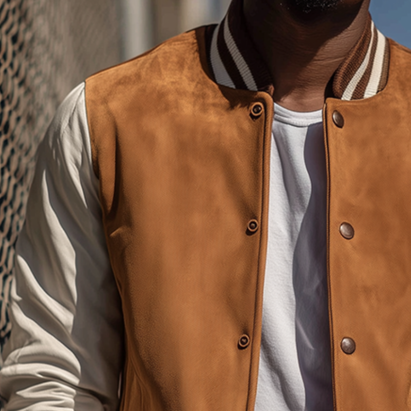 Men's Retro Casual Street Sports Baseball Jacket MTA2154H3TO