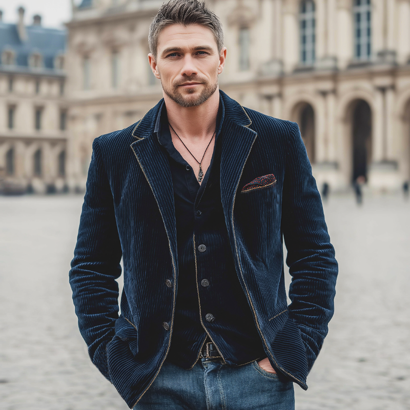 Men's Business Corduroy Two-button Double-vent Balzer MTA0819K1U