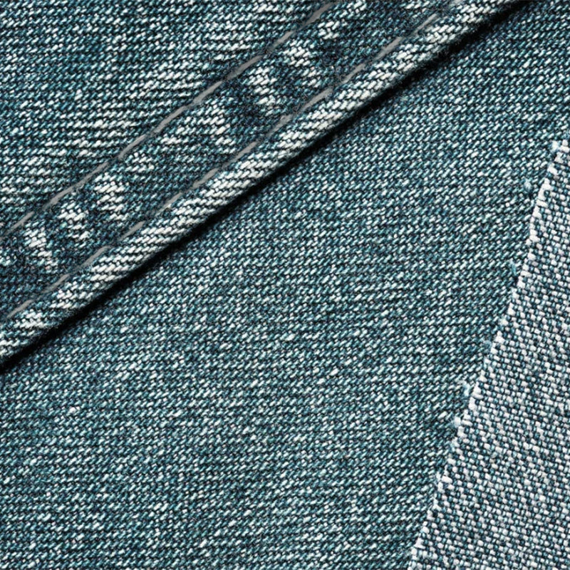 Herrevest i retro, avslappet, høykvalitets, vasket denim, MTA1800G7TO