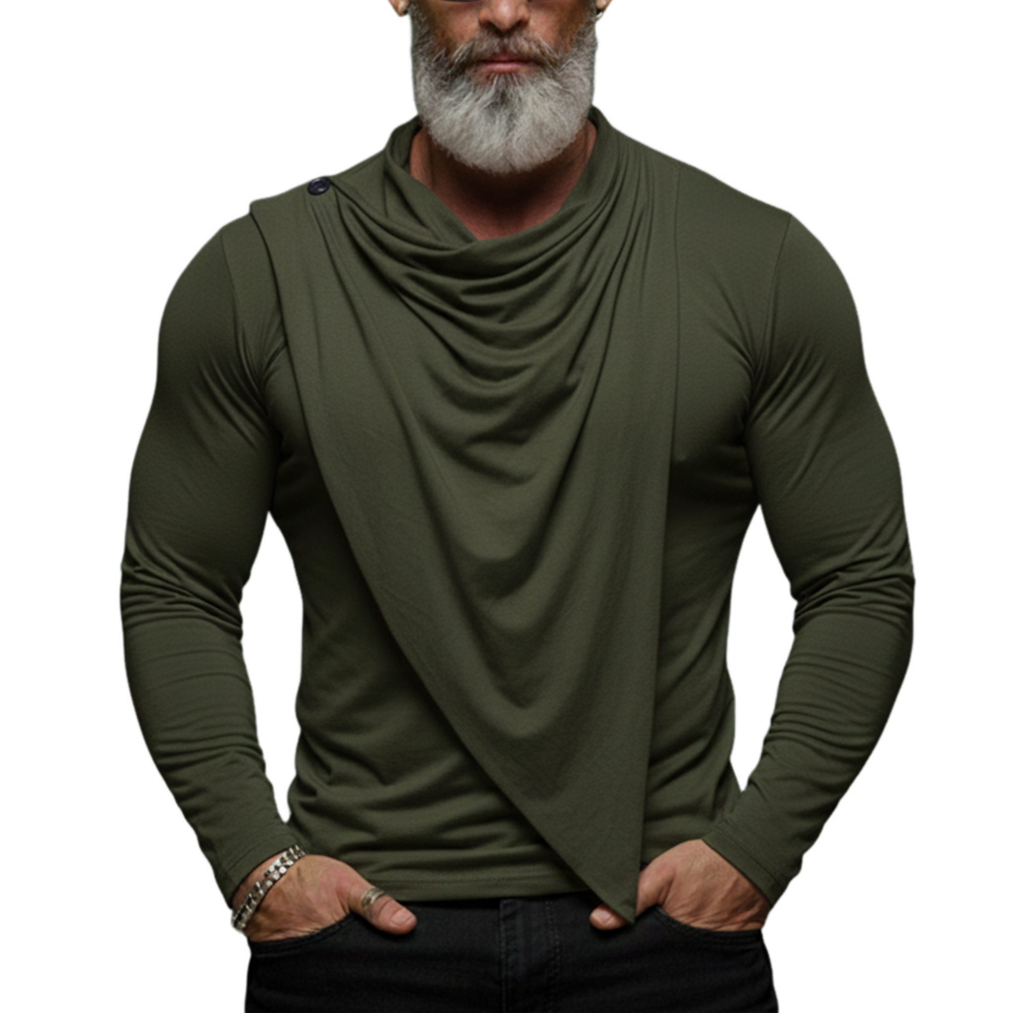 Men's Classic Casual Modal Cotton Long-Sleeved T-Shirt MTA3124L5K