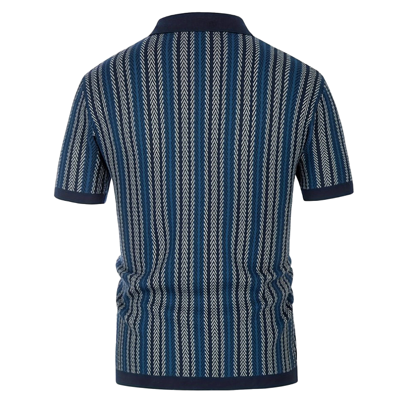 Men's Summer Fashion Knitted Short Sleeve Shirt MTA0788G4P