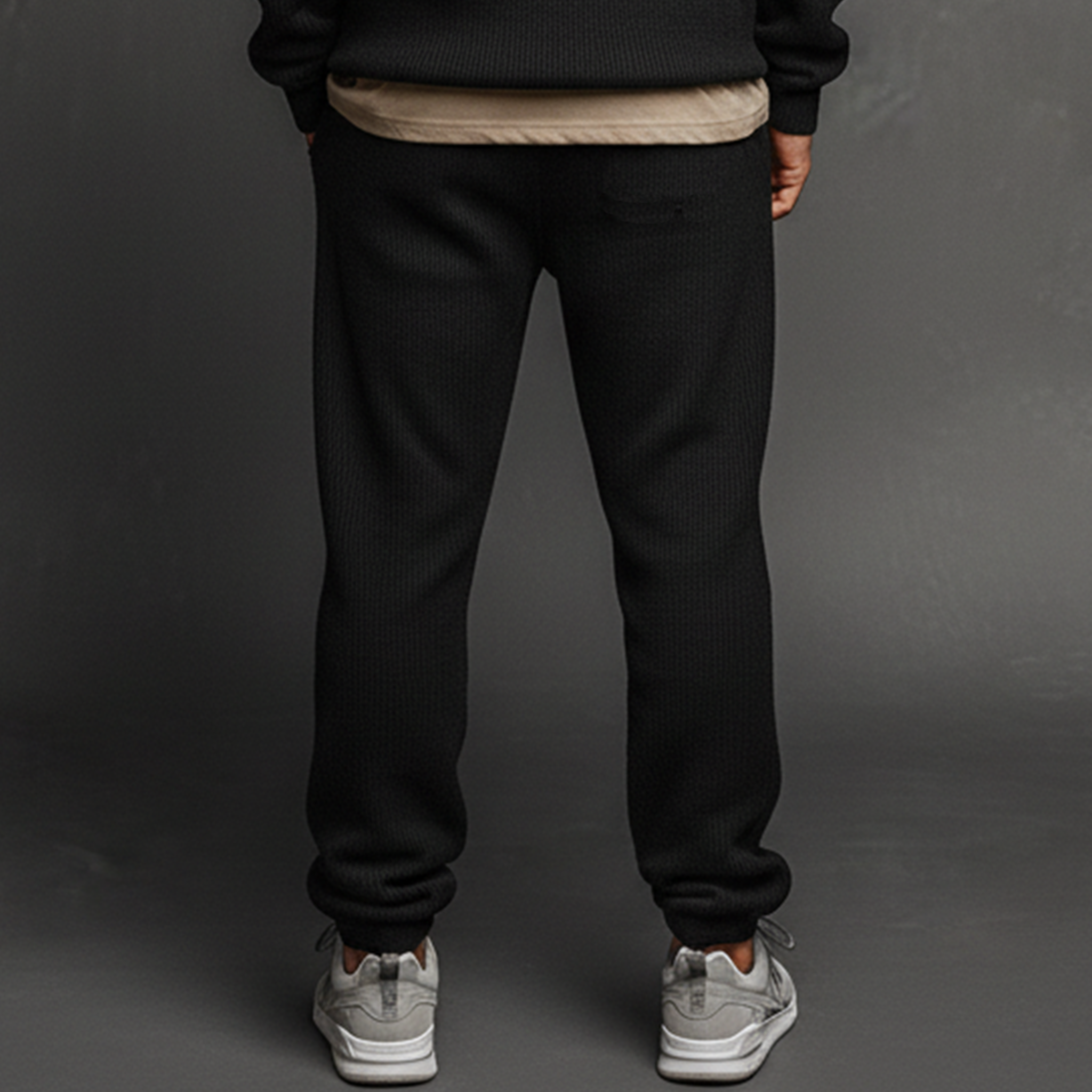 Men's Classic Casual Elastic Waist Knitted Trousers MTA1567J7K