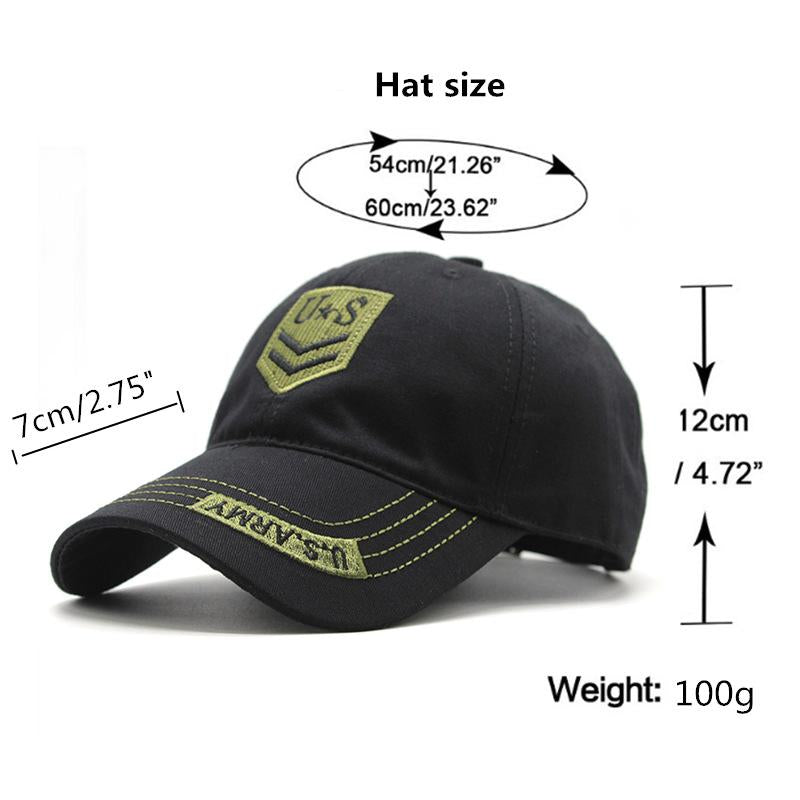 Vintage Camouflage Print Cap for menn 07563733Y