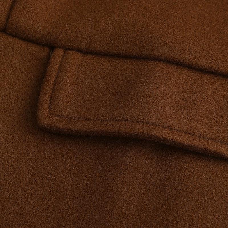 Abrigo de invierno de largo medio con cuello de piel para hombre 97855887U