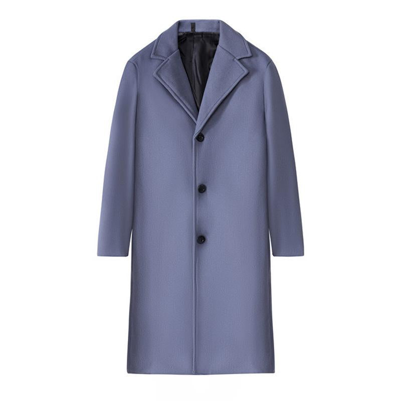 Trench lungo slim in stile britannico da uomo 45391039X