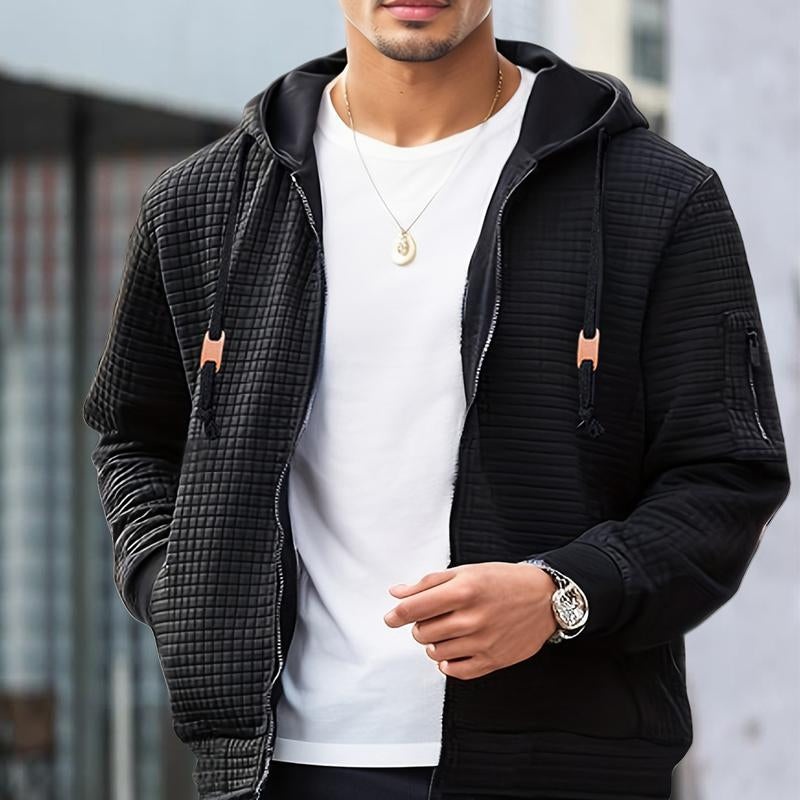 Chaqueta deportiva con capucha para hombre Waffle 81377580X