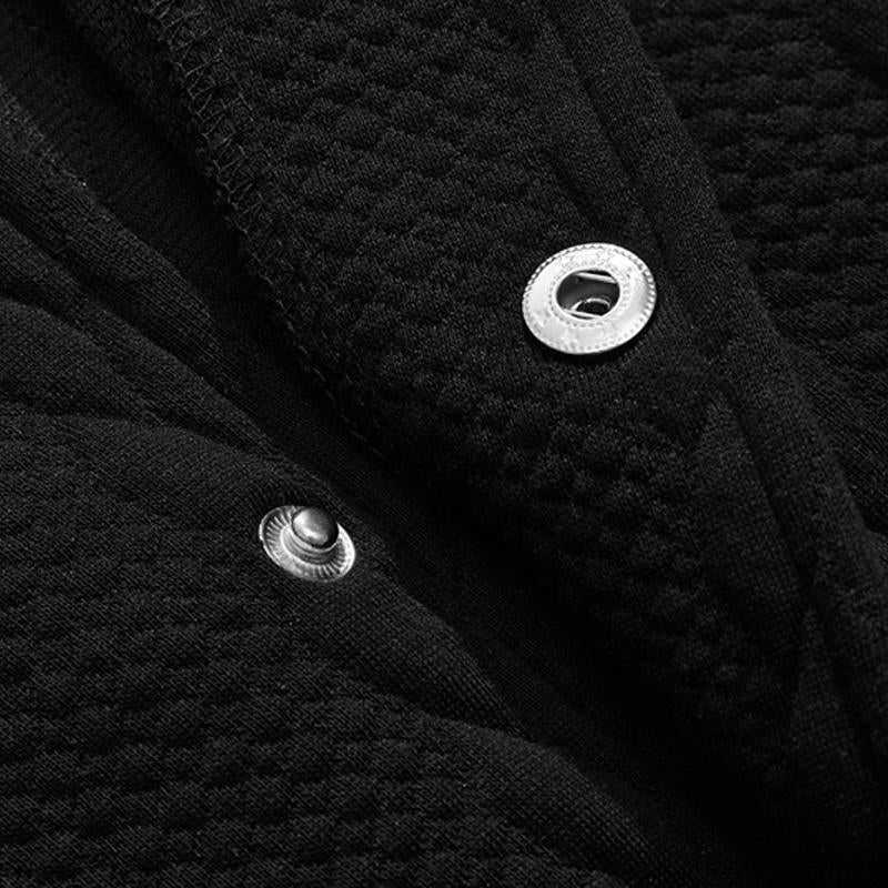 Chaqueta de béisbol informal de botonadura sencilla para hombre 95897985X