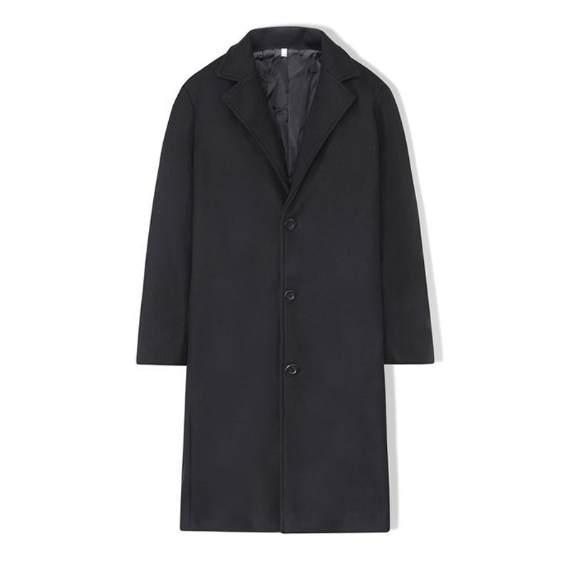 Gabardina larga ajustada estilo británico para hombre 45391039X