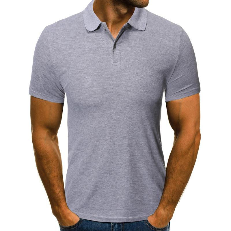 Polo de manga corta con solapa lisa para hombre 80301954Z