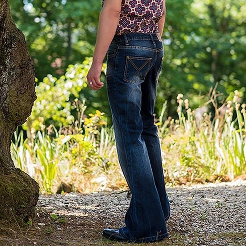Pantalones vaqueros desgastados y lavados vintage para hombre 31768668M