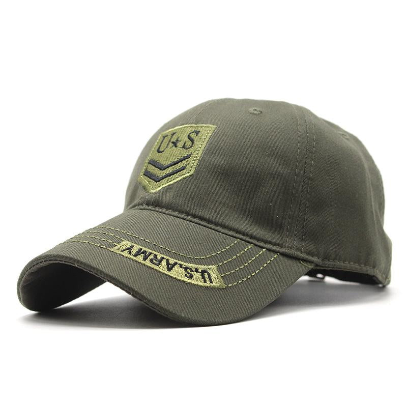 Vintage Camouflage Print Cap for menn 07563733Y