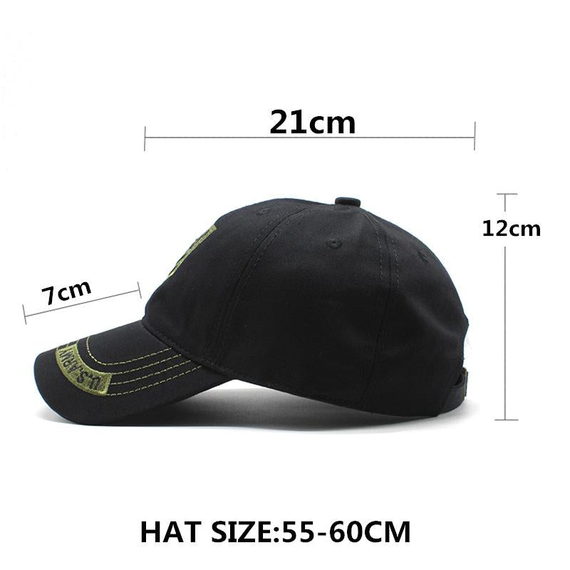 Vintage Camouflage Print Cap for menn 07563733Y