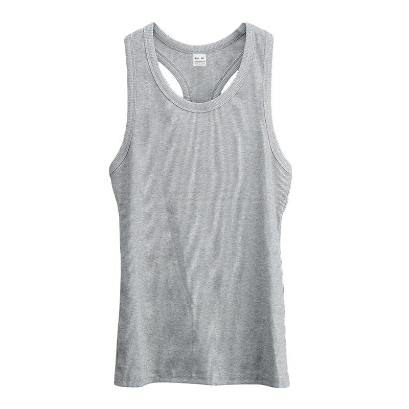 Men's Solid Color Round Neck Sleeveless Tank Top 33174109Z