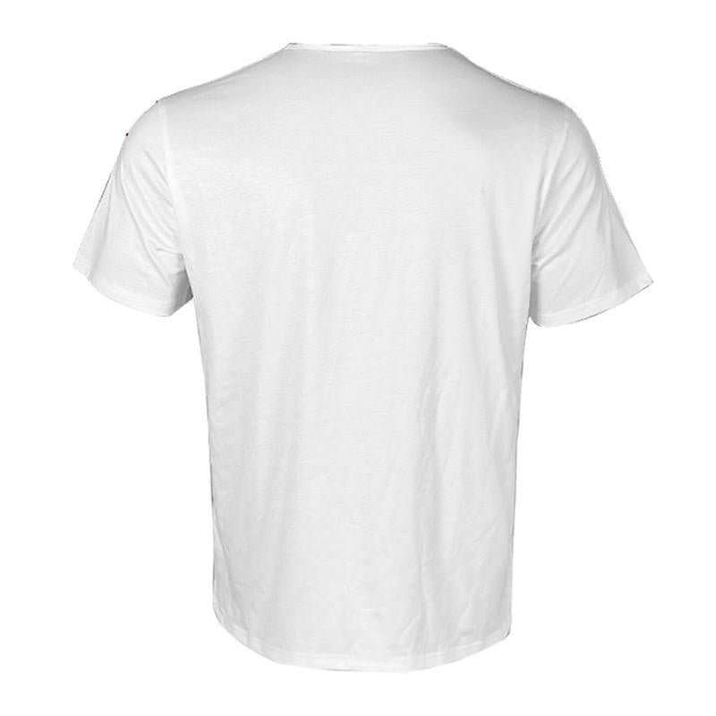 Men's V-neck Flag Print Casual Short-sleeved T-shirt 72881804X