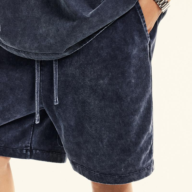 Men's Washed Vintage Sports Shorts 34725134Y
