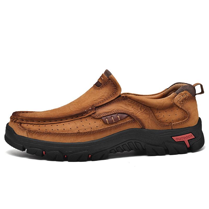 Scarpe slip-on retrò da uomo taglie forti 85081989TO