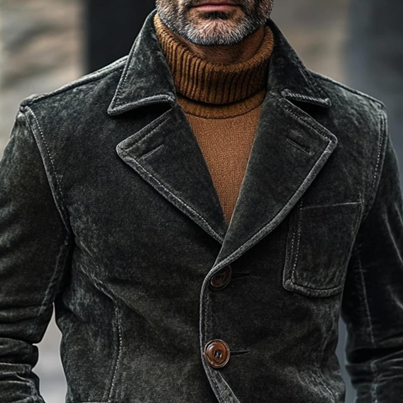 Solid fløyels blazer 68566938X for menn