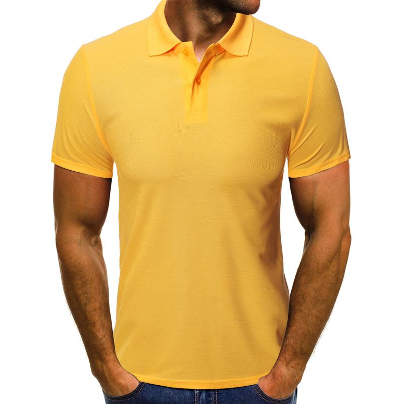 Polo de manga corta con solapa lisa para hombre 80301954Z