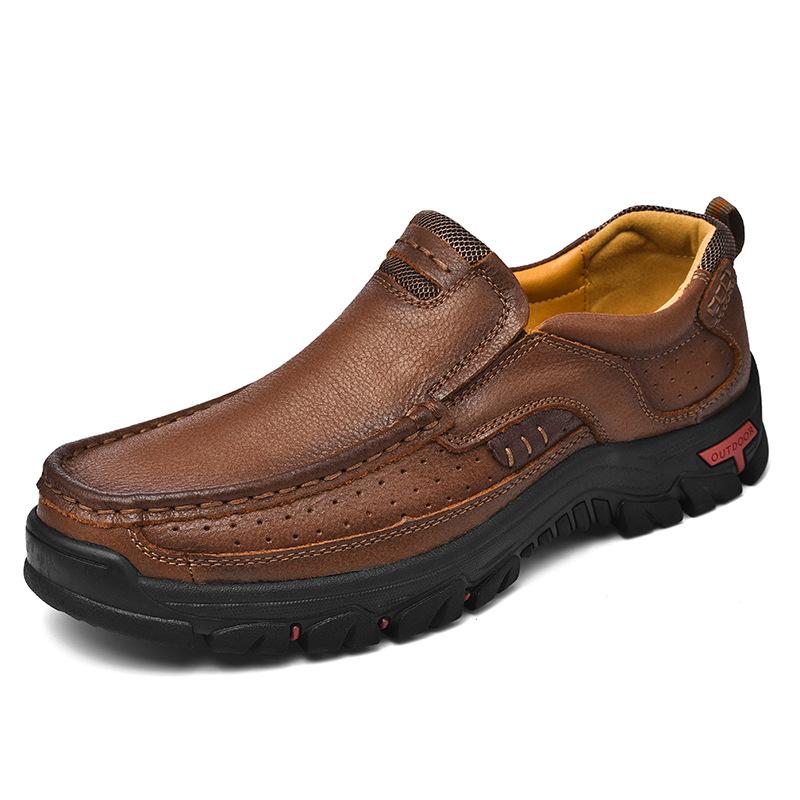Scarpe slip-on retrò da uomo taglie forti 85081989TO